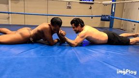 Part 1 FIRST TIME EVER Sugar Diamond vs Paulie in a Topless Mixed Arm Wrestling Match 100% Real