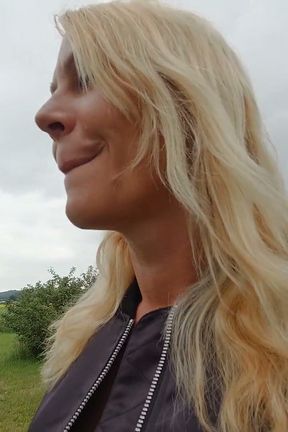 Blonde Whore Lets a Stranger Fuck Her on the Autobahn Parking Lot