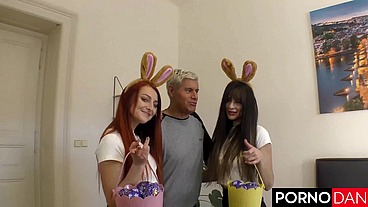Mia Trejsi’s Bubble Butt Takes Double Cocks In A Prague Easter Fuck!