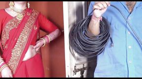 Sexy Desi Rinky Bhabhi and Local Area Boy Fucking Hard in Room