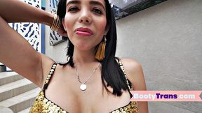 A curvy Latina ride and doggystyle before getting her ass drilled hard