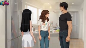 I Fucked My Girlfriend's Stepsister (19) While She Was Watching Hentai Anime