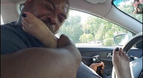 Mz Jersey Delivers Her Feet Treats For The Gemini Footman's Birthday!!!