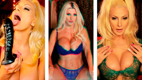 Blonde Beauty Brittany Andrews Dildo Fucks While Rubbing Her Tits!