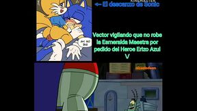 Meme (Descanzo de Sonic y el turno de Noche de Vector) [Bob Esponja]