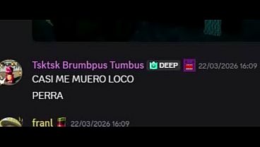 Mrpapu llora por wipear en un server de br