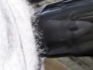 Shooting cum all over the floor