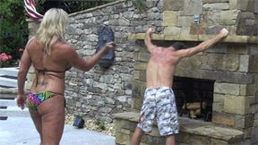 Vicious Whipping On A Hot Summer's Day (MP4 HD)