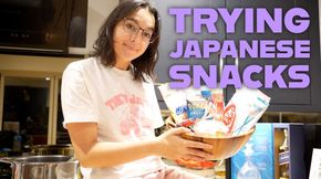 Trying Japanese Snacks
