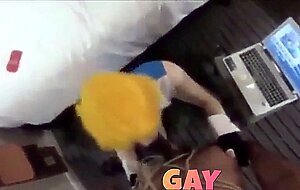 Sissy Beach Interracial Anal