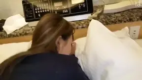Slutty teen Asian angel creampied and jizzed on her tits