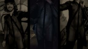 BLACK MESH SUIT