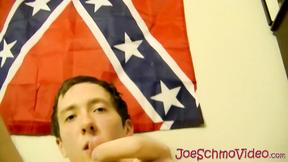 ”Nerdy fellow Rainer masturbates & gets his meat sucked off”