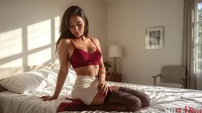 this hot mexican girl begged me to fuck her pussy as deep as possible [ai]