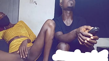 My step sister seduced me to suck and fuck her while we&#039_re watching TV