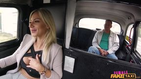 Passanger fucks blonde cabbie Nathaly Cherie