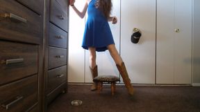 Cowgirl Boots Smoke - Upskirt Ignore