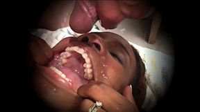 Beautiful Black Cougar Fucked Doggy Style and Cumshot in Mouth by Big Black Cock