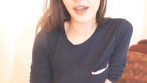 ”Seductive Brunette Assfucking & Sloppy Dildo Sucking”