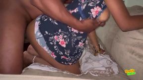 Hot MILF Squirts Three Times Fucking Neighbor While Husband's Away