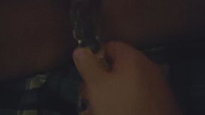 Fingering with Glasdildo