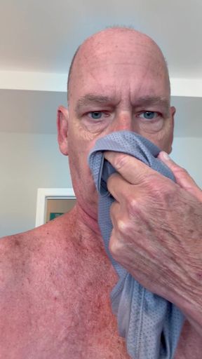 Dirty Stepdaddy Sniffing Panties