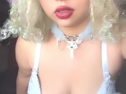 Blonde Sexy Bimbo Doll