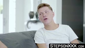 StepsonXXX.com - Shoving my meaty cock inside Harlen Quindels pretty pink hole