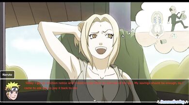Tsunade’s amateur wifey Ino deepthroats in cartoon hentai fun