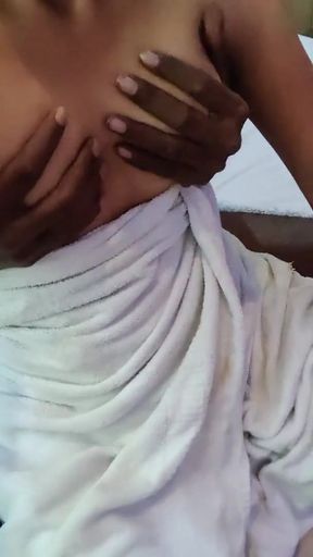 Stunning moment from "Indian guy fondling BOOBS of his college girlfriend"