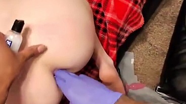 POV anal with Christi Snow and ass stretching with plugs and big cock!