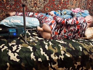 Sasha Earth homemade amateur anal Banging Machine