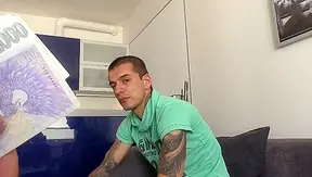Inked Innocence Owes Big Time—Paying Back with a Blowjob from Tattooed Twink – Inked