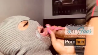 I TOOK MY TIME SNATCHING THE NUT OUT HIS DICK! HE CAME ON MY PRETT LIPS