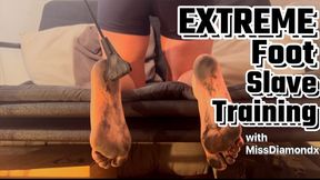 EXTREME Foot Slave Training with MissDiamondx - Full HD Version