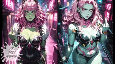 Cyberpunk, Cyborg, Android & Robot Girls Mix!! (Futuristic Anime/Cartoon/Video game Compilation) - ASMR/JOI