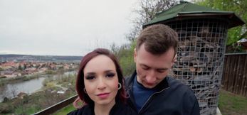 Busty Pregnant Babe Rides with Need