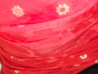 Recent Bangladeshi red saree sex movie scene. Bangla voice hawt sex movie scene