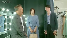 Japanese Housewife's xxx photo shoot - cuckolded by dominant boss in front of husband