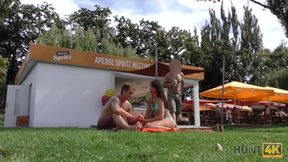 Naughty man picked up teen for spontaneous anal sex