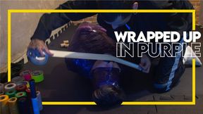 Wrapped Up in Purple (1080p) Gay Bondage - Gay Domination - Mummification - Tape Bondage - Foot Fetish - BDSM - C4SBondage26