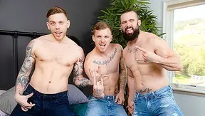 Ryan Mathias Go Wild: Steamy 3-Way Ass Action Next Door – TinyGays 18+