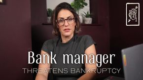 Bank Manager Threatens Bankruptcy - Femdom Findom