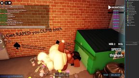 Bimbo slut fuck with a black futa (part 2)