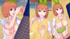 【エロゲーコイカツ！】五等分の花嫁 中野四葉3DCG巨乳アニメ動画[Hentai Game Koikatsu! 5 toubun no hanayome Yotsuba Nakano]