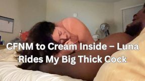 CFNM Turns Hardcore – Chubby Brunette Rides My Thick Cock to Creampie