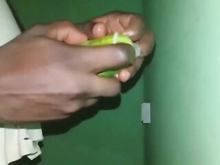 Wanking my cucumber precious and slow ?