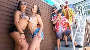 Cherie Deville, Hollywood Cash And Logan Xander In Bro Code - Contract Stars