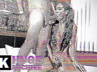 Ebony T-girl Thaysa Lopes Screws Her Trans Roommate Fernanda Moraes