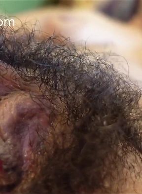 I Rub My Clit and It Gets so Swollen, and My Hairy Pussy Gets so Wet